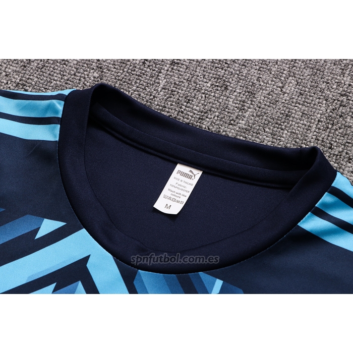 Chandal del Olympique Marsella Manga Corta 2022-2023 Azul